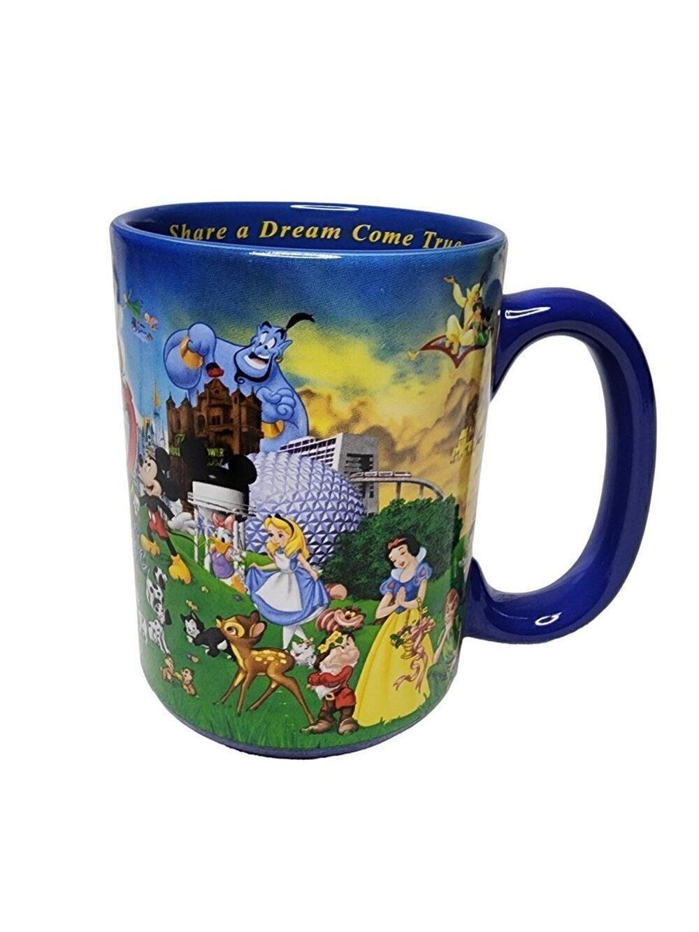 Walt Disney World Coffee Mugs, 100 Years Of Magic Multi Character Ceramic Cup